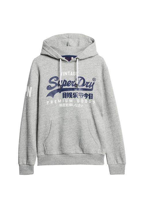 Superdry Sweatshirt  natblå / grå-meleret / hvid