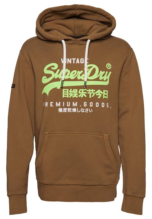 Superdry Sweatshirt  oliven / lysegrøn / hvid