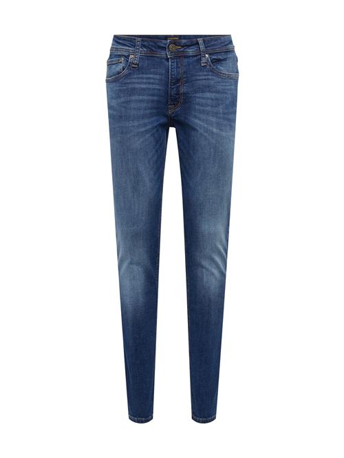 JACK & JONES Jeans 'JJLiam JJOriginal'  mørkeblå / lysebrun