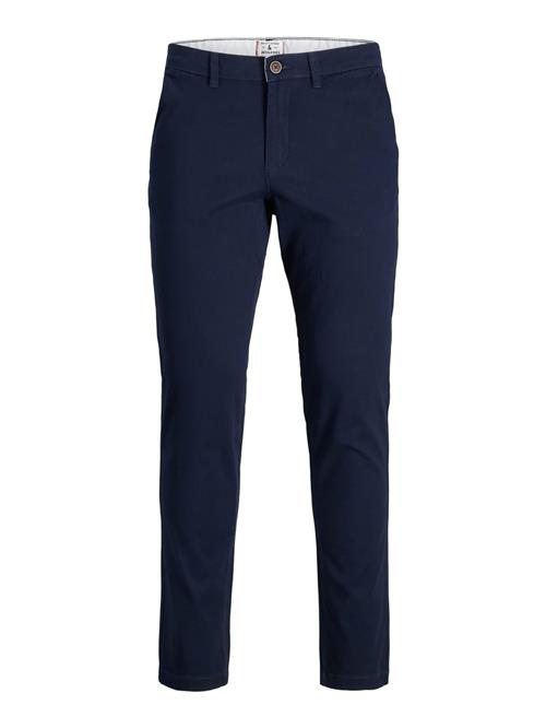 Se JACK & JONES Lærredsbukser 'Marco Dave'  navy ved About You