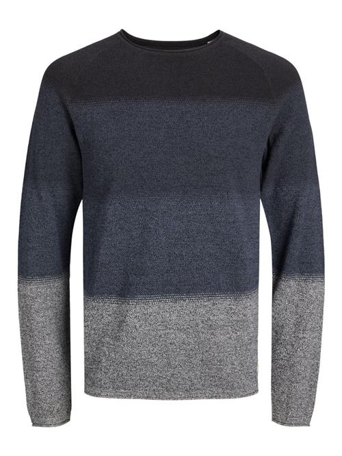 Se JACK & JONES Pullover 'Hill'  marin / mørkeblå / grå / sort ved About You