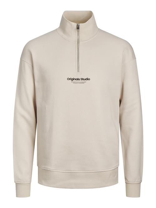 Se JACK & JONES Sweatshirt 'Vesterbro'  beige / sort ved About You