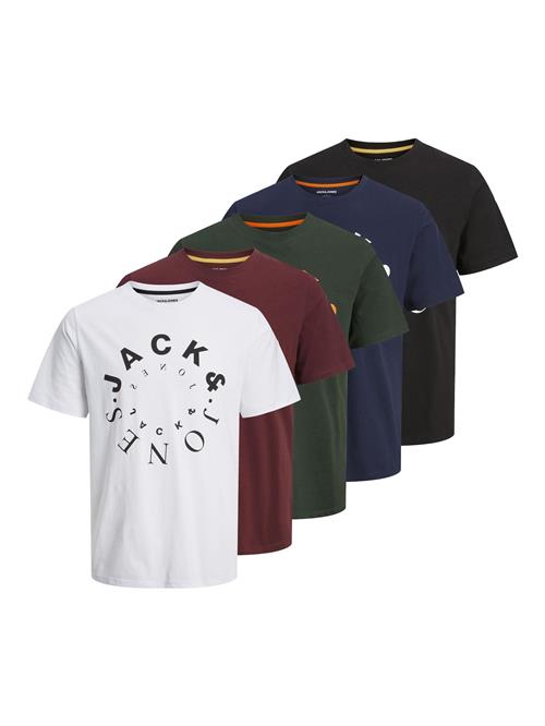 Se JACK & JONES Bluser & t-shirts 'WARRIOR'  navy / khaki / sort / hvid ved About You