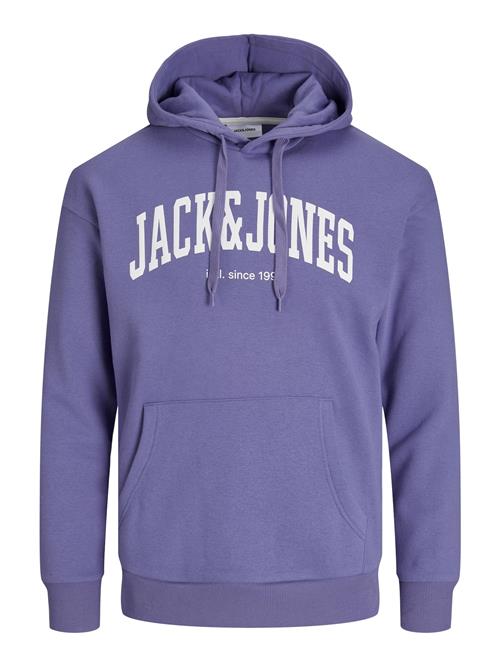 JACK & JONES Sweatshirt 'JJEJosh'  lilla / hvid