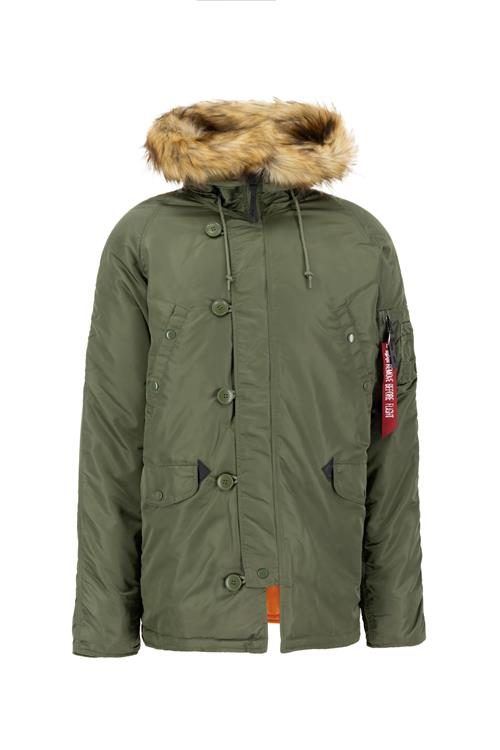 ALPHA INDUSTRIES Vinterparka 'N3B VF 59'  mørkegrøn