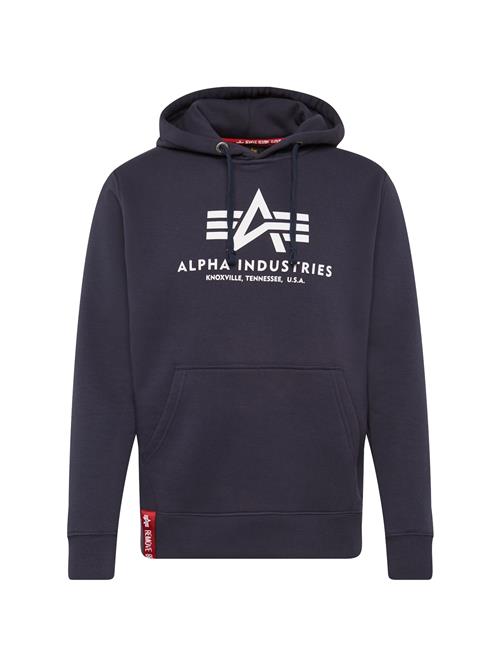 ALPHA INDUSTRIES Sweatshirt  marin / rød / naturhvid