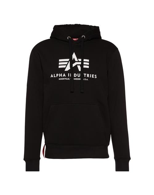 ALPHA INDUSTRIES Sweatshirt  rød / sort / hvid