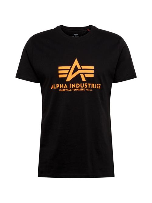 ALPHA INDUSTRIES Bluser & t-shirts  neonorange / sort