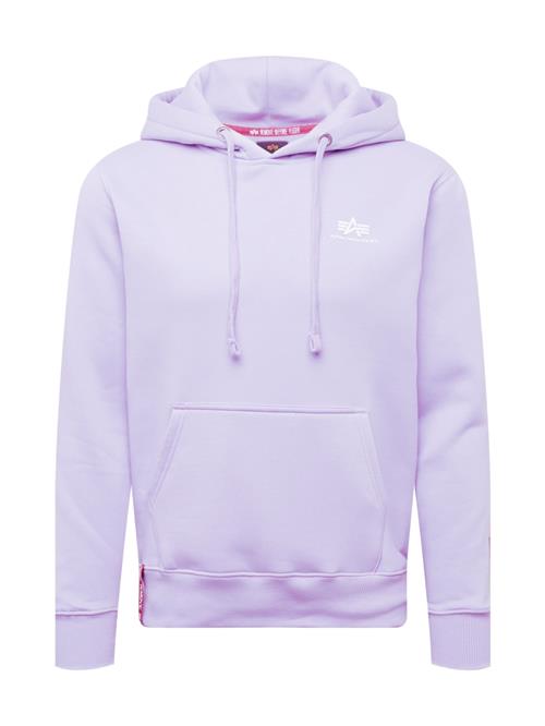 ALPHA INDUSTRIES Sweatshirt  lilla / hvid