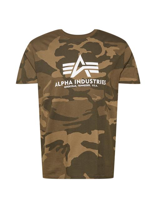 ALPHA INDUSTRIES Bluser & t-shirts  khaki / oliven / gran / hvid