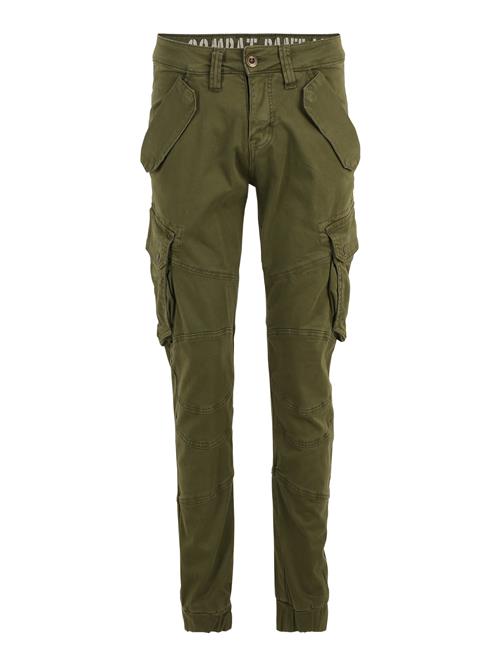 ALPHA INDUSTRIES Cargobukser 'Combat'  oliven