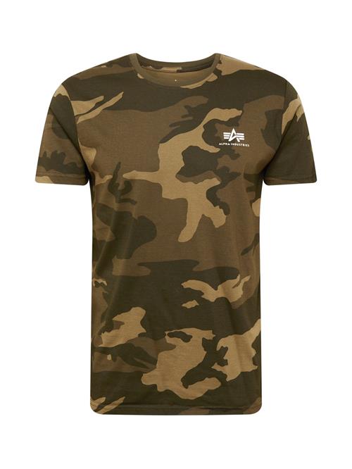 ALPHA INDUSTRIES Bluser & t-shirts  lysebrun / khaki / oliven / hvid