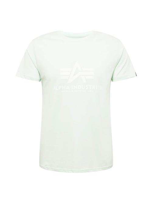 ALPHA INDUSTRIES Bluser & t-shirts  mint / hvid