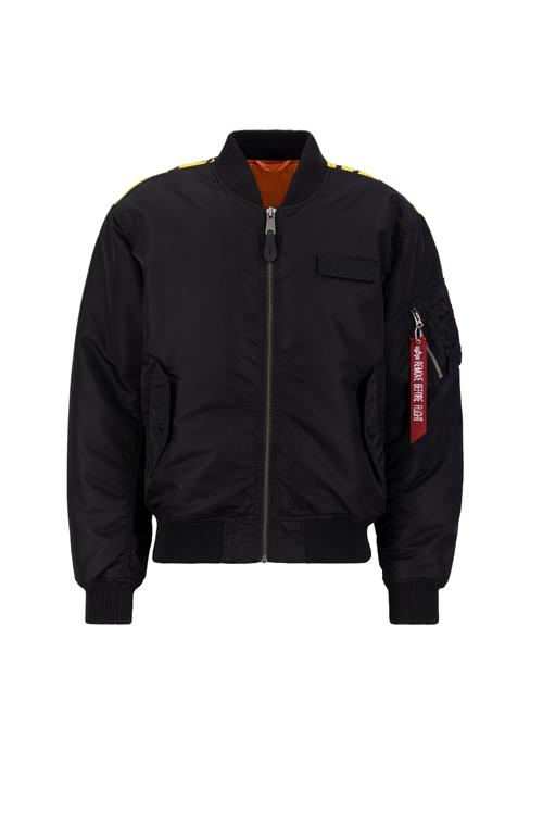 ALPHA INDUSTRIES Overgangsjakke 'MA-1 VF Fighter Squadron'  blandingsfarvet / sort