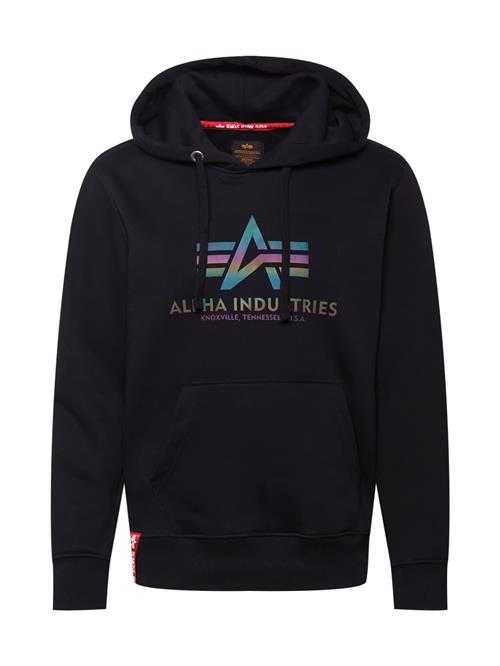 ALPHA INDUSTRIES Sweatshirt  blandingsfarvet / sort