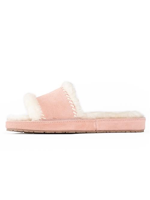 Minnetonka Hjemmesko ' Loni'  pink / hvid