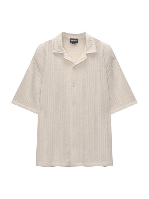 Pull&Bear Skjorte  lysebeige