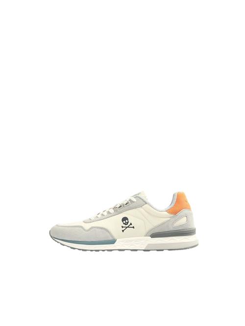 Scalpers Sneaker low 'Harry'  lysegrå / pastelorange / offwhite