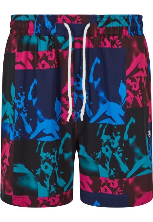 K1X Badeshorts  cyanblå / lyseblå / mørkeblå / pink