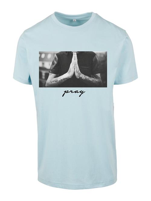 Mister Tee Bluser & t-shirts 'Pray'  røgblå / grå / grafit / lysegrå