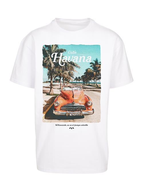 Se Mister Tee Bluser & t-shirts 'Havana Vibe'  cappuccino / oliven / jade / sort / hvid ved About You