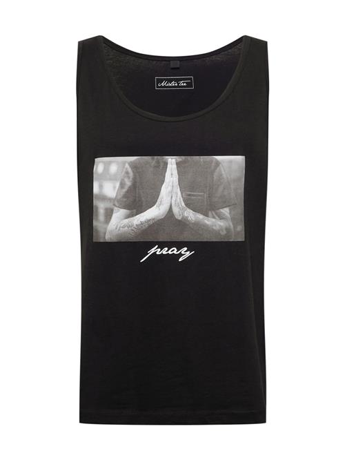 Se Mister Tee Bluser & t-shirts 'Pray'  grå / sort / hvid ved About You