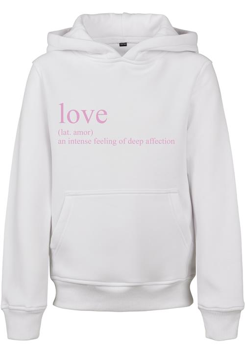 Mister Tee Sweatshirt 'Love Definition'  pink / hvid