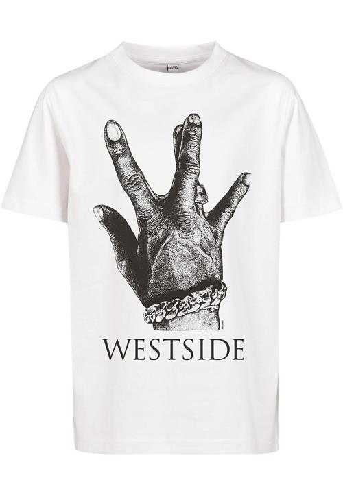 Se Mister Tee Shirts 'Westside Connection 2.0'  mørkegrå / sort / offwhite ved About You