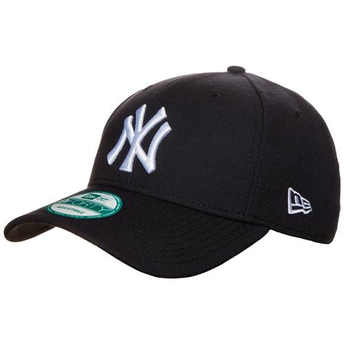 NEW ERA Hætte '9Forty Mlb The League New York Yankees'  sort / hvid