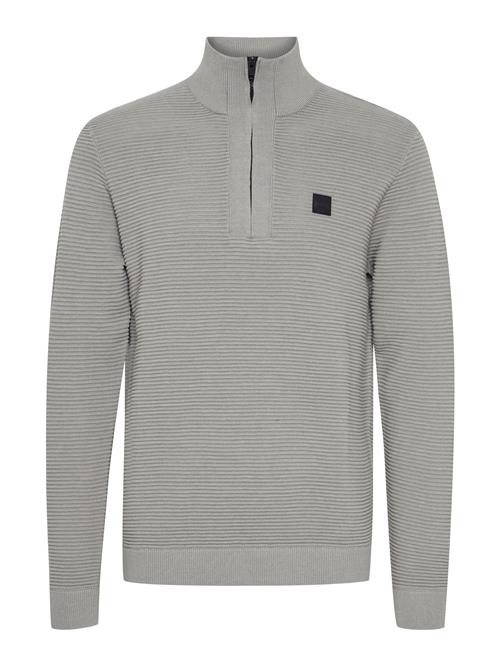 !Solid Pullover 'Valencia'  lysegrå / sort