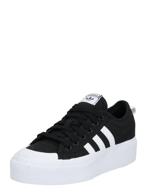 ADIDAS ORIGINALS Sneaker low 'Nizza Platform'  sort / hvid