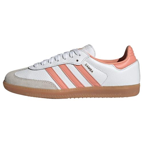 Se ADIDAS ORIGINALS Sneaker low 'Samba Og'  lysegrå / abrikos / hvid ved About You