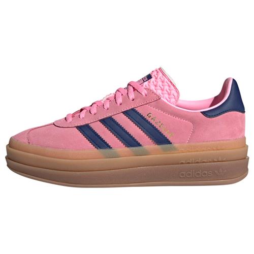 Se ADIDAS ORIGINALS Sneaker low 'Gazelle Bold'  navy / guld / pink ved About You