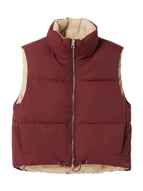 Bershka Vest  beige / grenadine