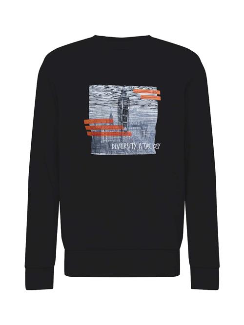 WESTMARK LONDON Sweatshirt 'London Diversity'  lysegrå / orange / sort