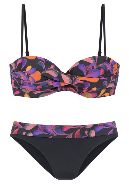 VIVANCE Bikini  lilla / orange / rød / sort