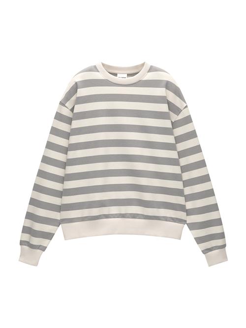 Pull&Bear Sweatshirt  lysebeige / grå