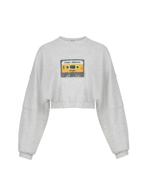 NOCTURNE Sweatshirt  gul / grå-meleret / orange / sort