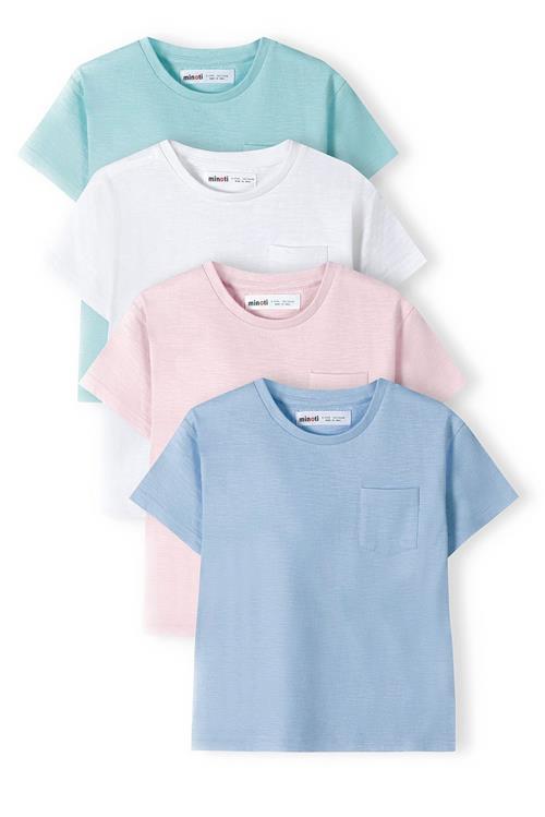 MINOTI Shirts  blå / grøn / pink / hvid