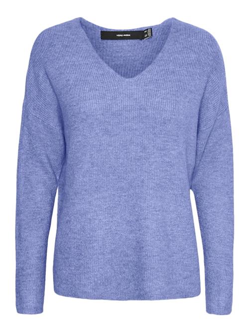 Se VERO MODA Pullover 'VMcrewlefile'  røgblå ved About You