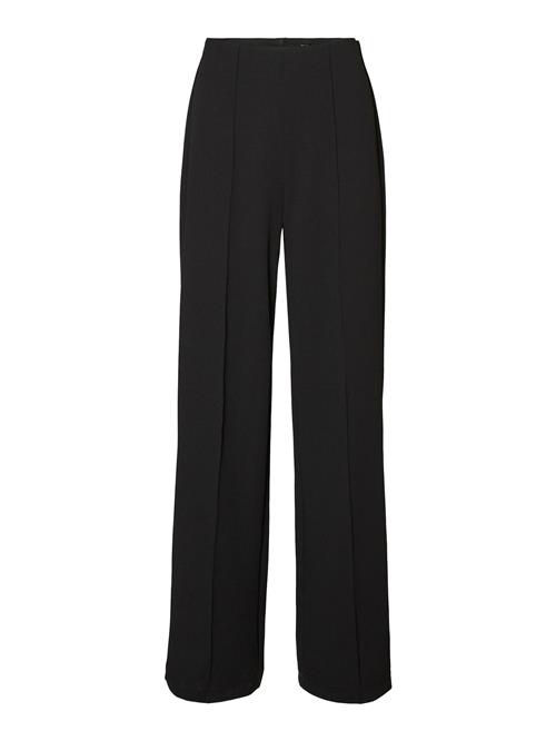 VERO MODA Bukser med fals 'Becky'  sort