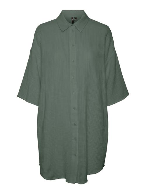 VERO MODA Bluse 'Natali'  mørkegrøn