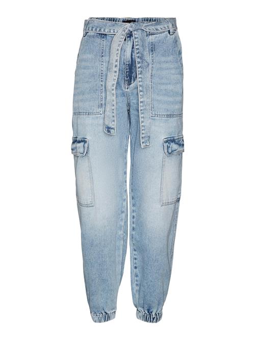 Se VERO MODA Cargojeans 'Ella'  blue denim ved About You