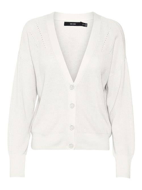 Se VERO MODA Cardigan 'VMNew Lexsun'  hvid ved About You