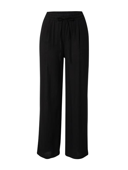 VERO MODA Bukser med lægfolder  sort