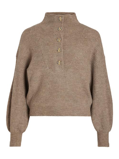 VILA Pullover 'Leah'  mørkebeige