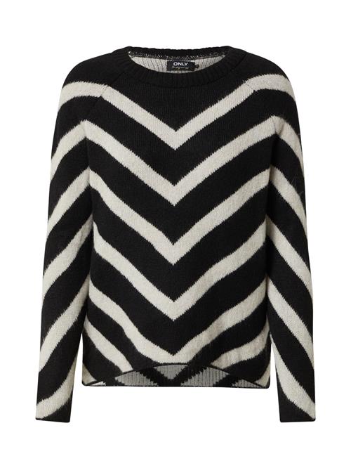 Se ONLY Pullover 'Eliza'  sort / hvid ved About You