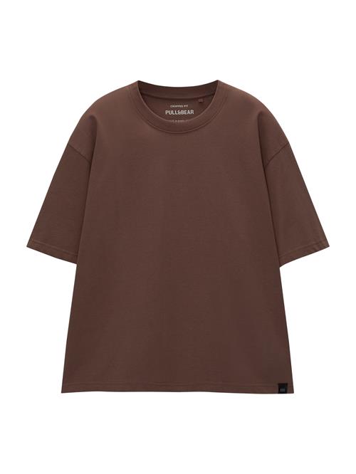 Pull&Bear Bluser & t-shirts  choko / grå / sort