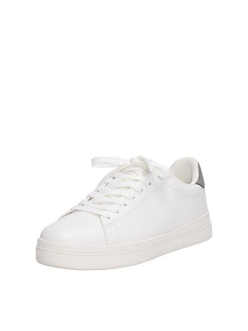 Pull&Bear Sneaker low  basalgrå / hvid