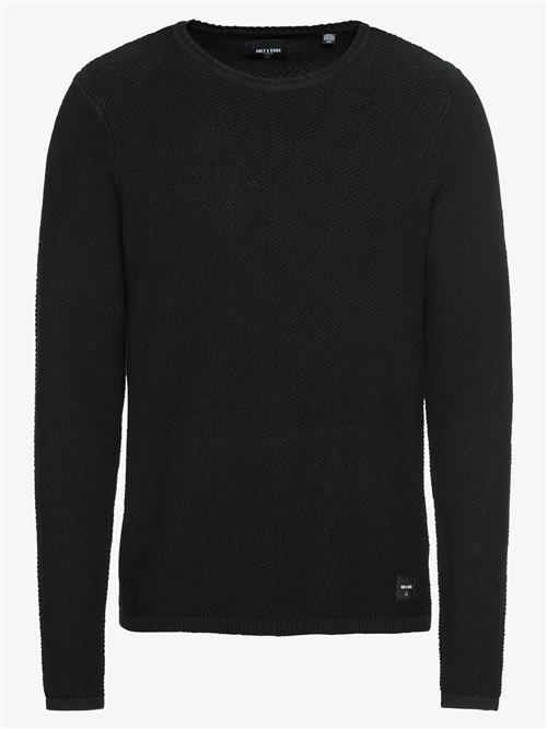 Se Only & Sons Pullover 'onsDAN 7 STRUCTURE CREW NECK NOOS'  sort ved About You